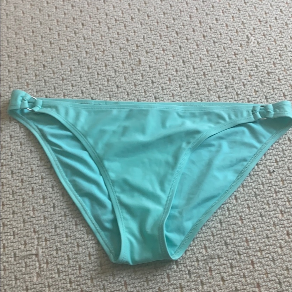 Blue Bikini bottoms with circle side